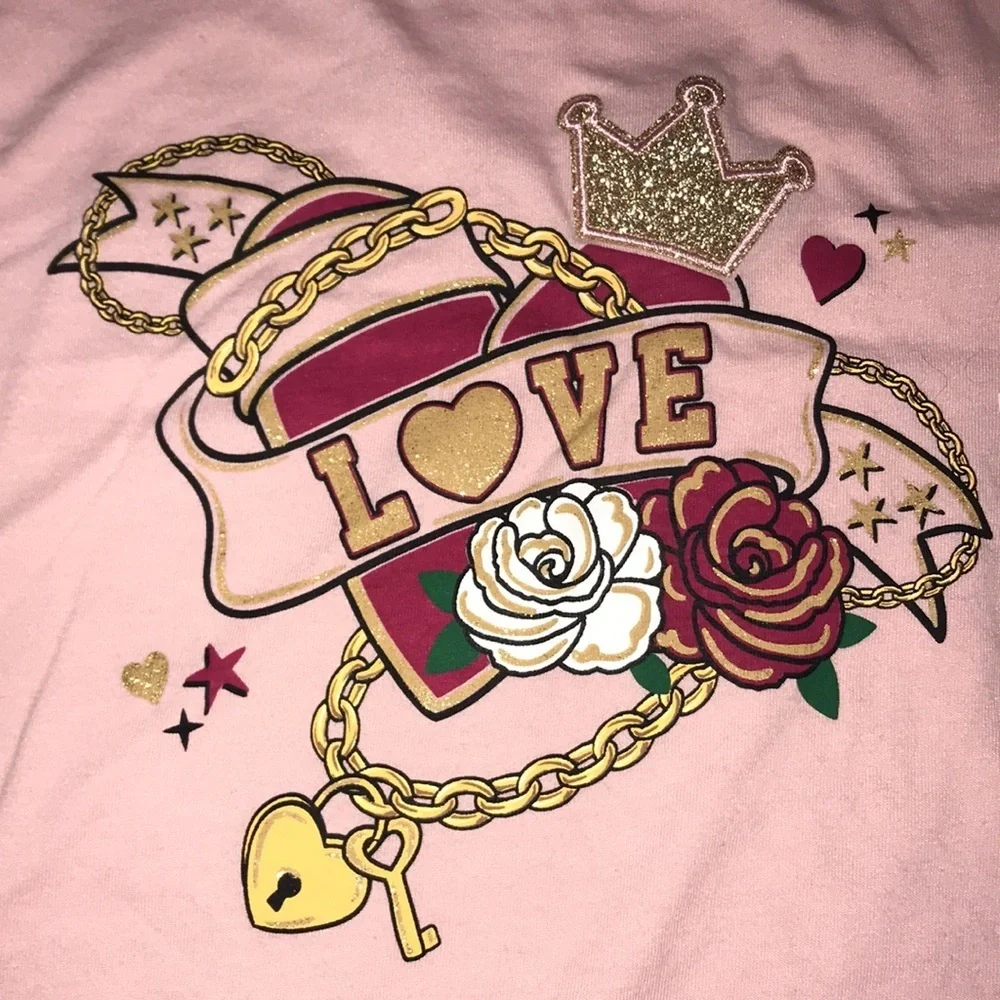 NWT Girl’s Bling Hi-Low Top